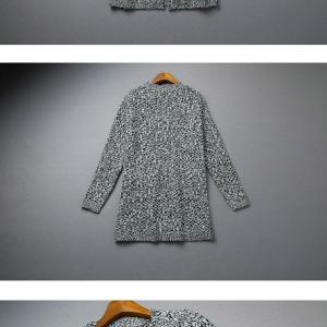 Simple Fine Wool Long Windbreaker Jacket