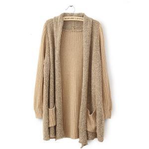 Sewing Knitted Sweater Coat