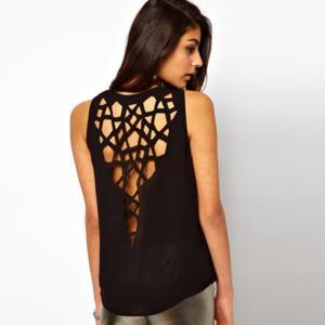 Sexy Back Hollow Backless Tank Tops